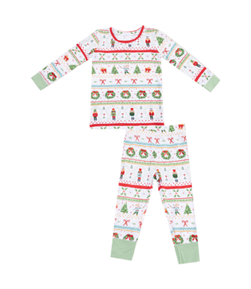 Angel Dear Angel Dear Loungewear Set - Nutcracker Fair Isle