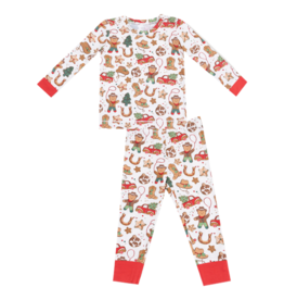 Angel Dear Angel Dear Loungewear Set - Cowboy Christmas