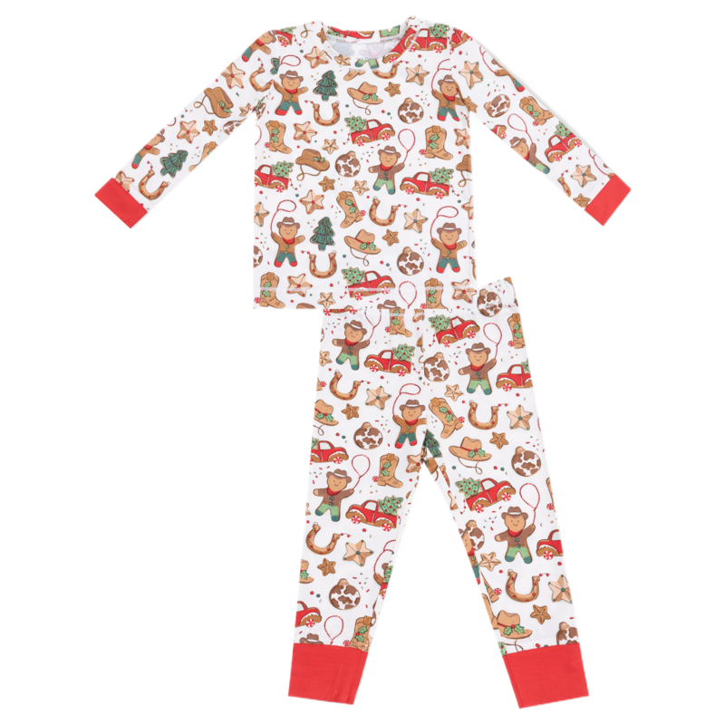 Angel Dear Angel Dear Loungewear Set - Cowboy Christmas