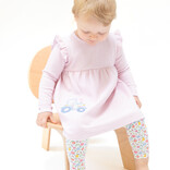 Angel Dear Angel Dear Jersey Dress & Legging Set - Fall Fruit Floral