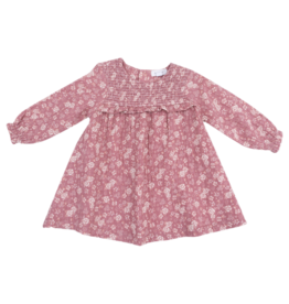 Angel Dear Angel Dear Smocked Ruffle Dress & Diaper Cover - Bandana Floral