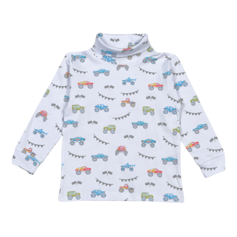 Baby Loren Monster Trucks Turtleneck