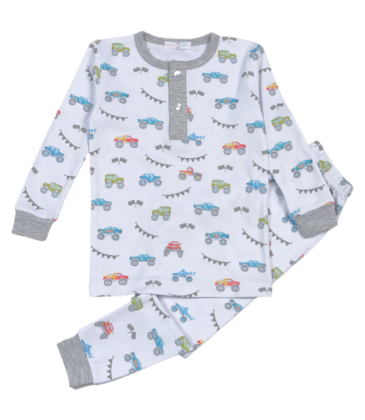 Baby Loren Monster Trucks Loungewear Set