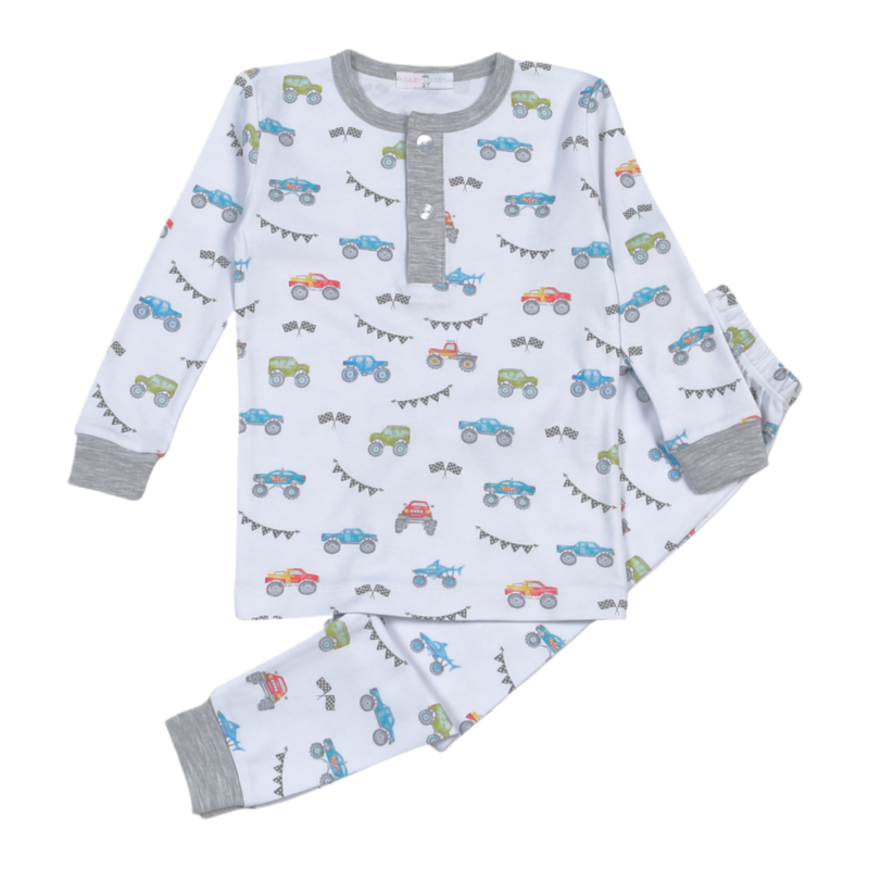 Baby Loren Monster Trucks Loungewear Set