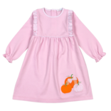 Baby Loren Tractors and Pumpkins Applique Dress