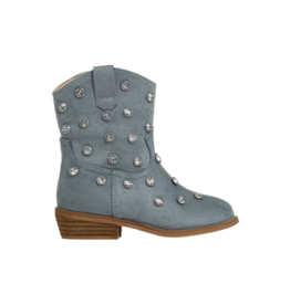 ShuShop ShuShop Whoopi Light Blue Suede Boots