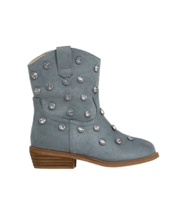 ShuShop ShuShop Whoopi Light Blue Suede Boots