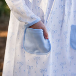 James & Lottie James & Lottie Blue Bows Lennon Dress