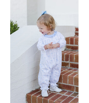 James & Lottie James & Lottie Blue Bows Lila Long Bubble