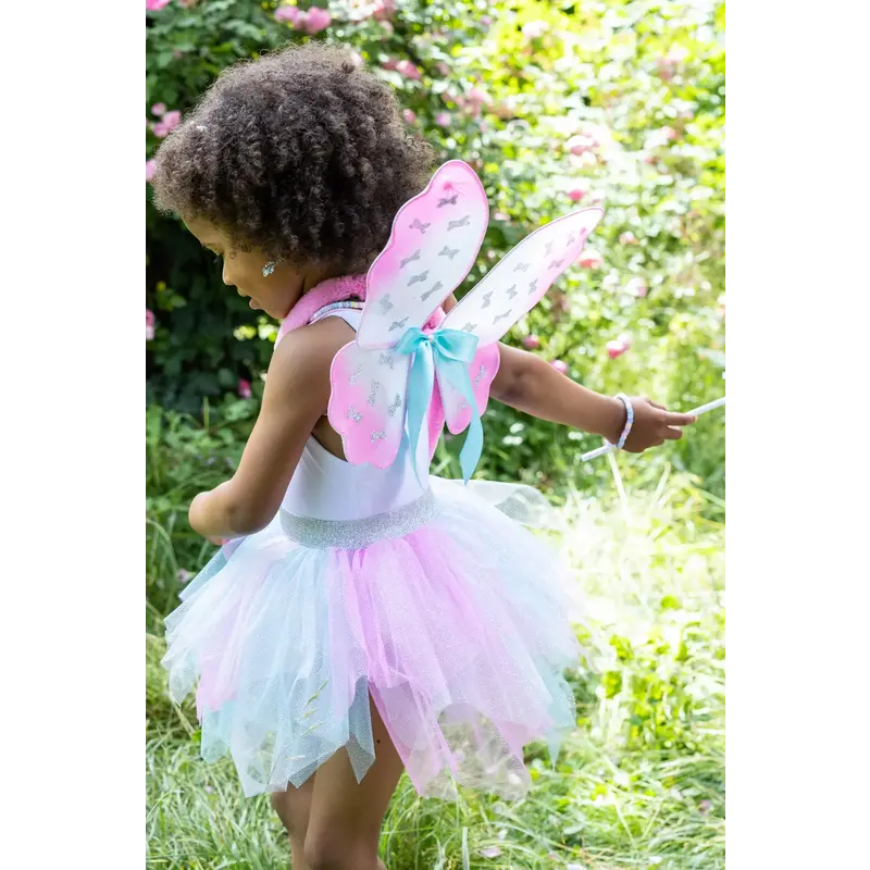 Great Pretenders Great Pretenders Think Mint Pink Skirt, Wings, Wand 4-6