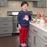 The Beaufort Bonnet Company TBBC Cassidy Comfy Crewneck - Nantucket Navy/Santa