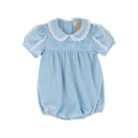 The Beaufort Bonnet Company TBBC Mary Baker Velveteen Bubble - Barrington Blue