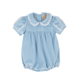 The Beaufort Bonnet Company TBBC Mary Baker Velveteen Bubble - Barrington Blue