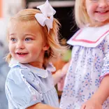 The Beaufort Bonnet Company TBBC Mary Baker Velveteen Bubble - Barrington Blue