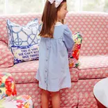 The Beaufort Bonnet Company TBBC Patsy's Dinner Party Dress - Barrington Blue