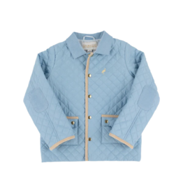 The Beaufort Bonnet Company TBBC Caldwell Quilted Coat - Barrington Blue/Keeneland Khaki