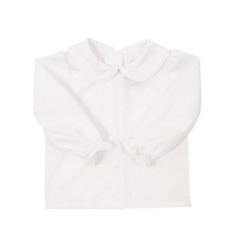 The Beaufort Bonnet Company TBBC Maude's Peter Pan Shirt - Worth Avenue White