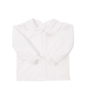 The Beaufort Bonnet Company TBBC Maude's Peter Pan Shirt - Worth Avenue White
