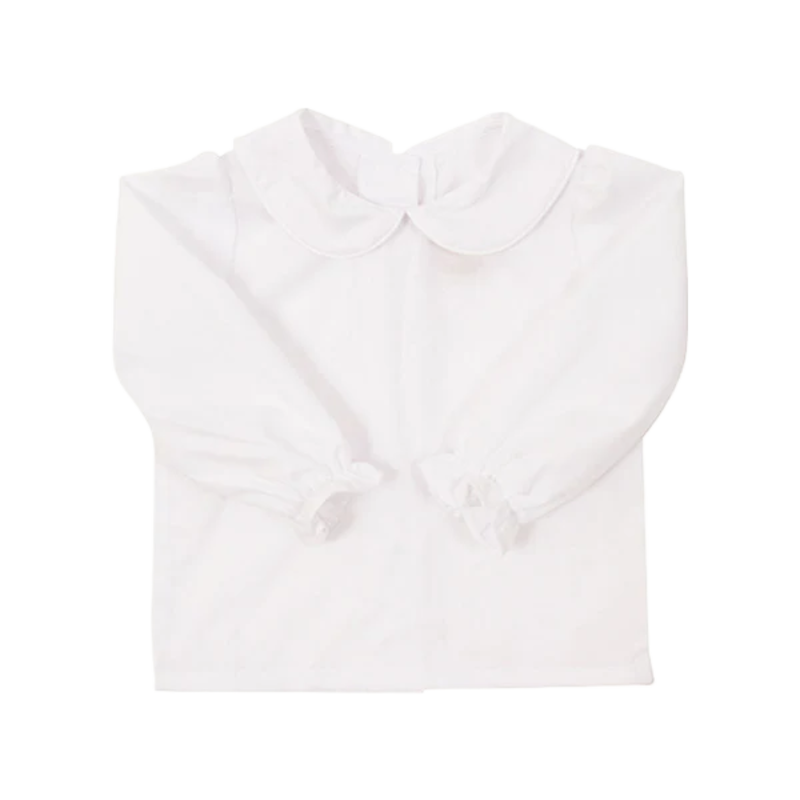 The Beaufort Bonnet Company TBBC Maude's Peter Pan Shirt - Worth Avenue White