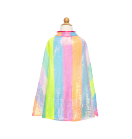 Great Pretenders Great Pretenders Stripy Sequins Cape 4-6