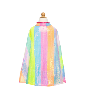 Great Pretenders Great Pretenders Stripy Sequins Cape 4-6