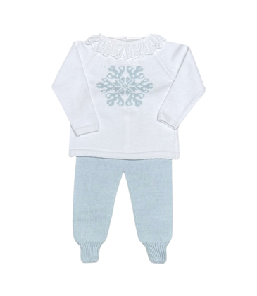 Mi Lucero Mi Lucero Snowflake Jogger Set