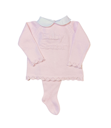 Mi Lucero Mi Lucero Baby Sister Footed Set