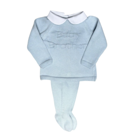 Mi Lucero Mi Lucero Baby Brother Footed Set