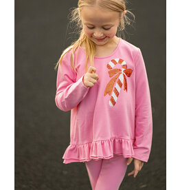 The Yellow Lamb The Yellow Lamb Tinley Top - Candy Cane