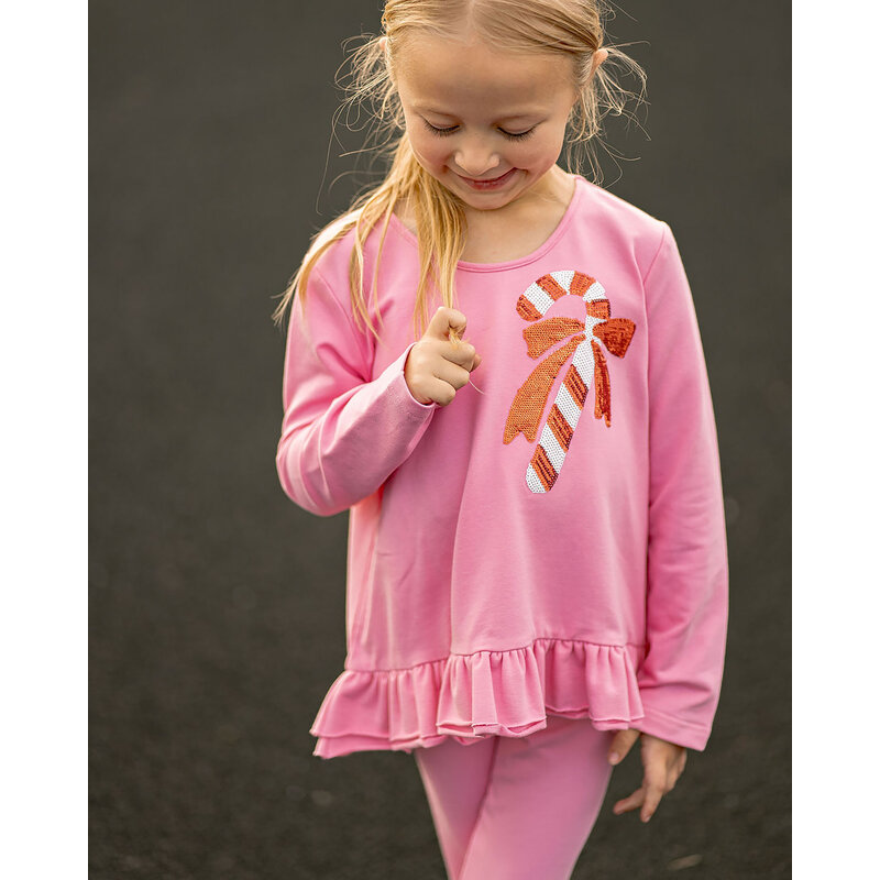 The Yellow Lamb The Yellow Lamb Tinley Top - Candy Cane