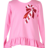 The Yellow Lamb The Yellow Lamb Tinley Top - Candy Cane