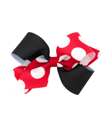 Wee Ones Wee Ones King Two Tone Polka Dot Print Bow