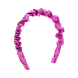 Wee Ones Wee Ones Metallic Ruffle Headband - Purple