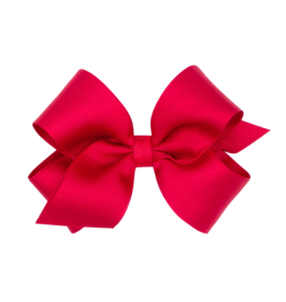 Wee Ones Wee Ones Medium Red Crepe Satin Bow