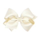 Wee Ones Wee Ones King Antique White Crepe Satin Bow