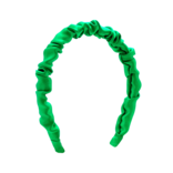 Wee Ones Wee Ones Satin Ruffle Headband - Green
