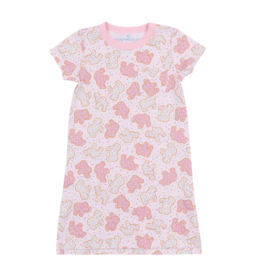 Magnolia Baby Magnolia Baby Animal Crackers Pink Nightdress
