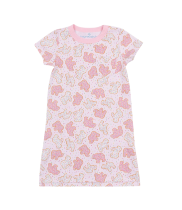 Magnolia Baby Magnolia Baby Animal Crackers Pink Nightdress