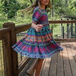 Briton Court Briton Court Burgundy Rose Haven Dress