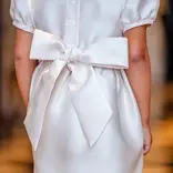 The Beaufort Bonnet Company TBBC Grandccasion Cindy Lou Sash Dress - Grand Isle Ivory