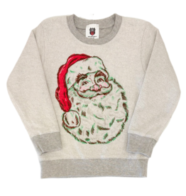 Wes and Willy Santa Rev Fleece Crew - Heather