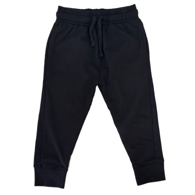 Wes and Willy Fleece Pant - Black