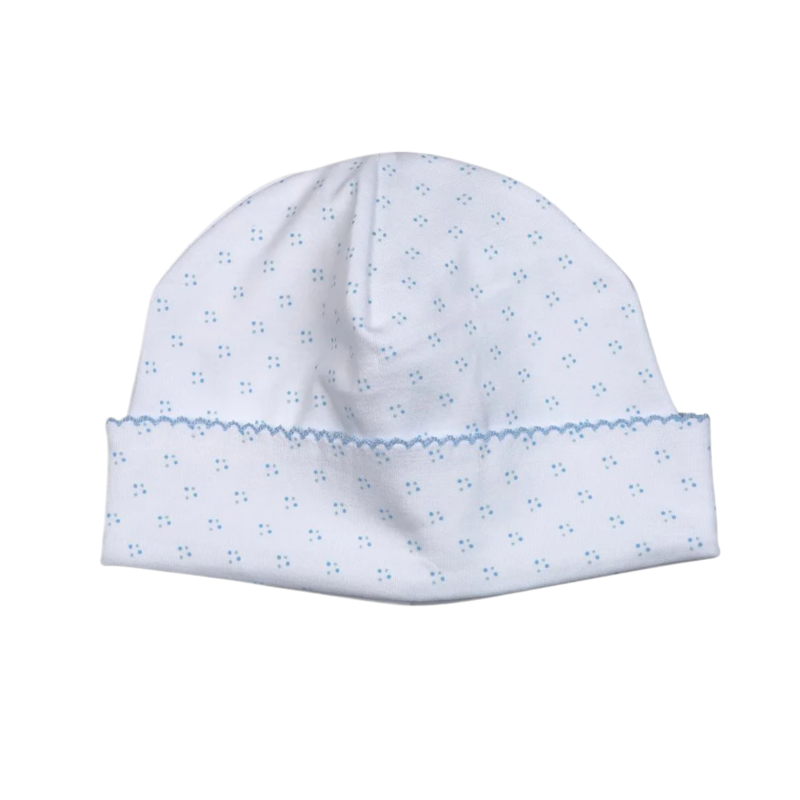 Baby Loren Blue Dots Beanie