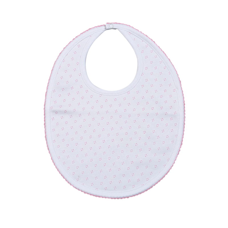 Baby Loren Pink Dots Bib