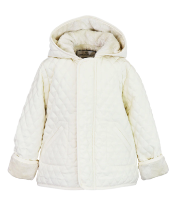 Widgeon Hooded Barn Jacket - Vanilla