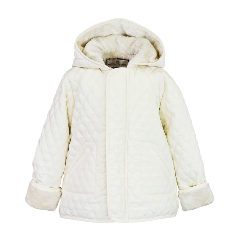 Widgeon Hooded Barn Jacket - Vanilla