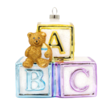 Kat + Annie Baby Blocks Ornament