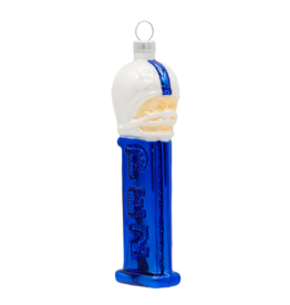 Kat + Annie Blue Football Player Pez Dispenser Ornament