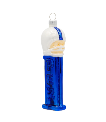 Kat + Annie Blue Football Player Pez Dispenser Ornament