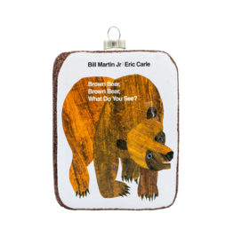 Kat + Annie Brown Bear, Brown Bear, What Do You See? Book Ornament